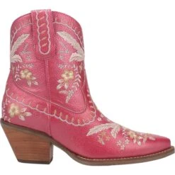 Dingo Ladies Primrose Floral Embroidery Fuchsia Metallic Boots DI748-PU7 -Ariat Store 01 DI748 PU7 big 0d18fbf6 b8ae 4292 8b33 e673d2c725df