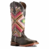 Ariat Ladies Eye Dazzler Aztec & Iron Grey Fonda Boots 10029709 1 Ariat Ladies Eye Dazzler Aztec & Iron Grey Fonda Boots 10029709 -Ariat Store 10029709