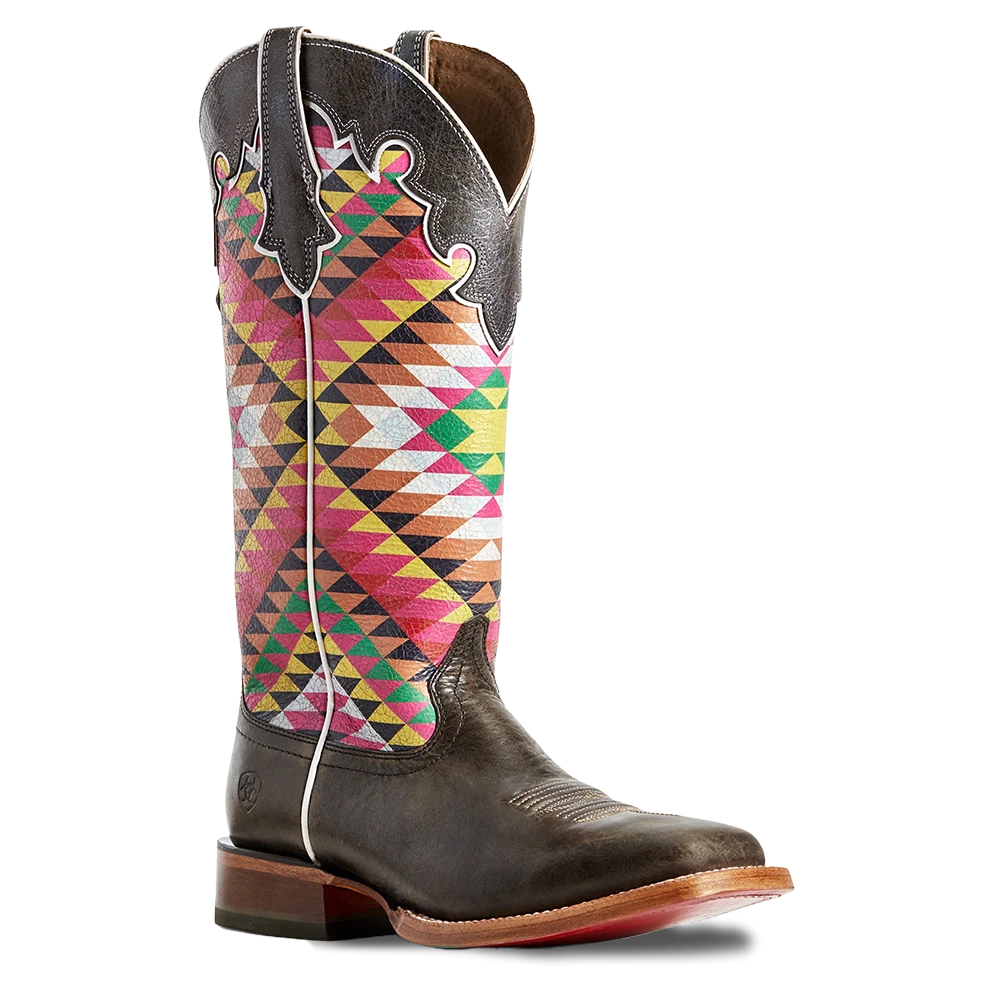 Ariat Ladies Eye Dazzler Aztec & Iron Grey Fonda Boots 10029709 3 Ariat Ladies Eye Dazzler Aztec & Iron Grey Fonda Boots 10029709