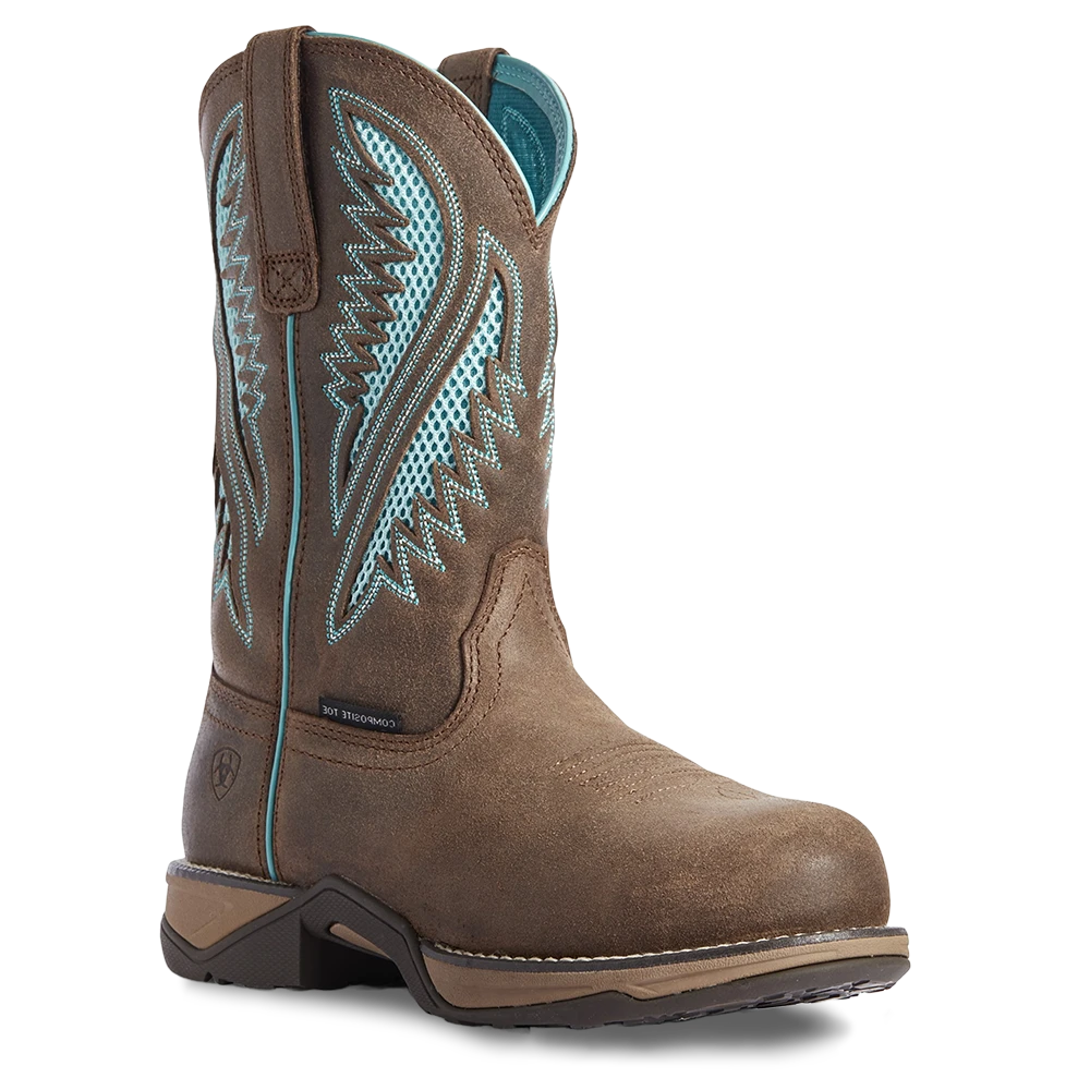 Ariat Ladies Anthem VentTEK Java Brown Composite Toe Work Boots 10031667 3 Ariat Ladies Anthem VentTEK Java Brown Composite Toe Work Boots 10031667