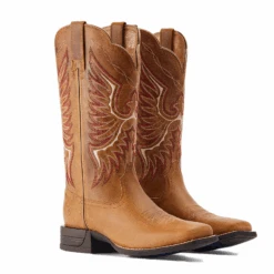 Ariat® Ladies Rockdale Almond Buff Tan Western Boots 10044415 -Ariat Store 10044415a 1c271bf4 d460 4e11 aee0 5a1314ef3e6b