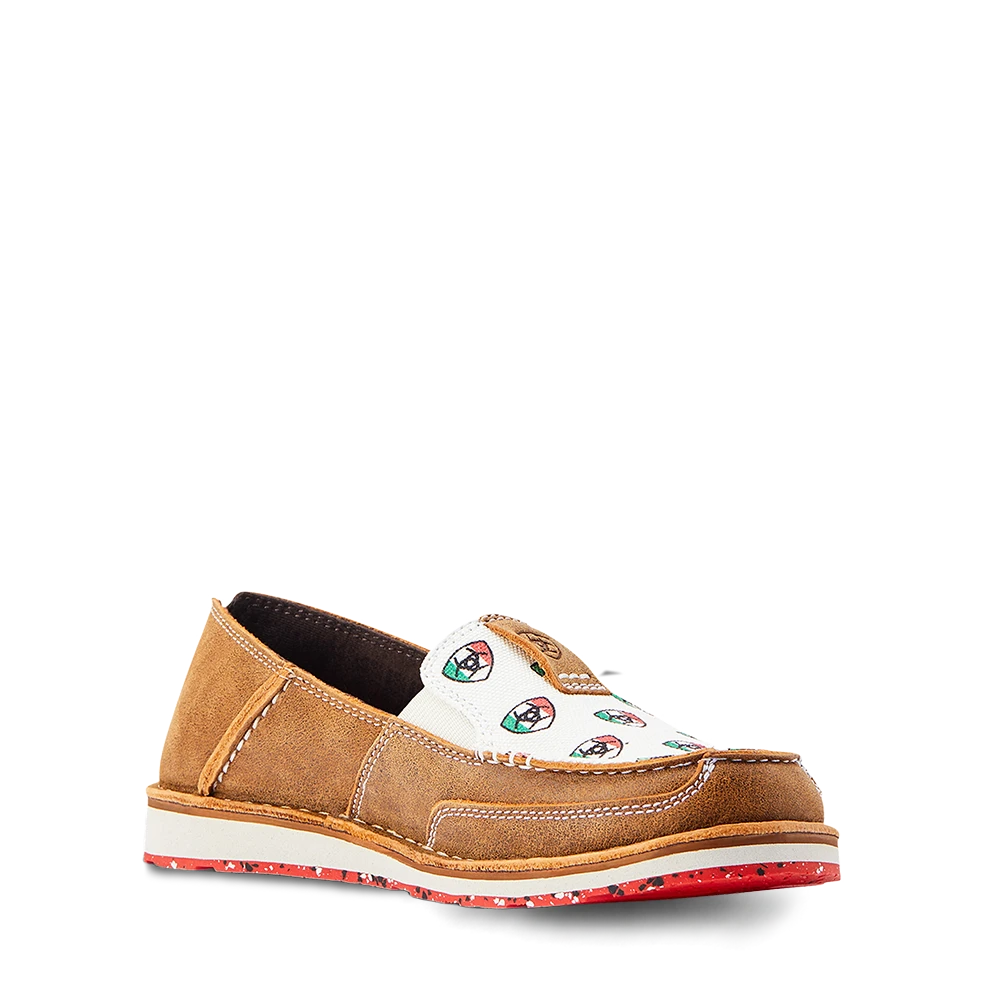 Ariat® Ladies Mexico Graphic Caramel Brown Cruiser Shoe 10044527 3 Ariat® Ladies Mexico Graphic Caramel Brown Cruiser Shoe 10044527