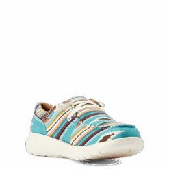 Ariat® Ladies Hilo Turquoise Serape Print Slip On Shoes 10044590