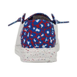 Hey Dude® Ladies Wendy Leo Americana Slip On Shoes 121412171 -Ariat Store 121412171 WENDY LEO AMERICANA LEFT 5