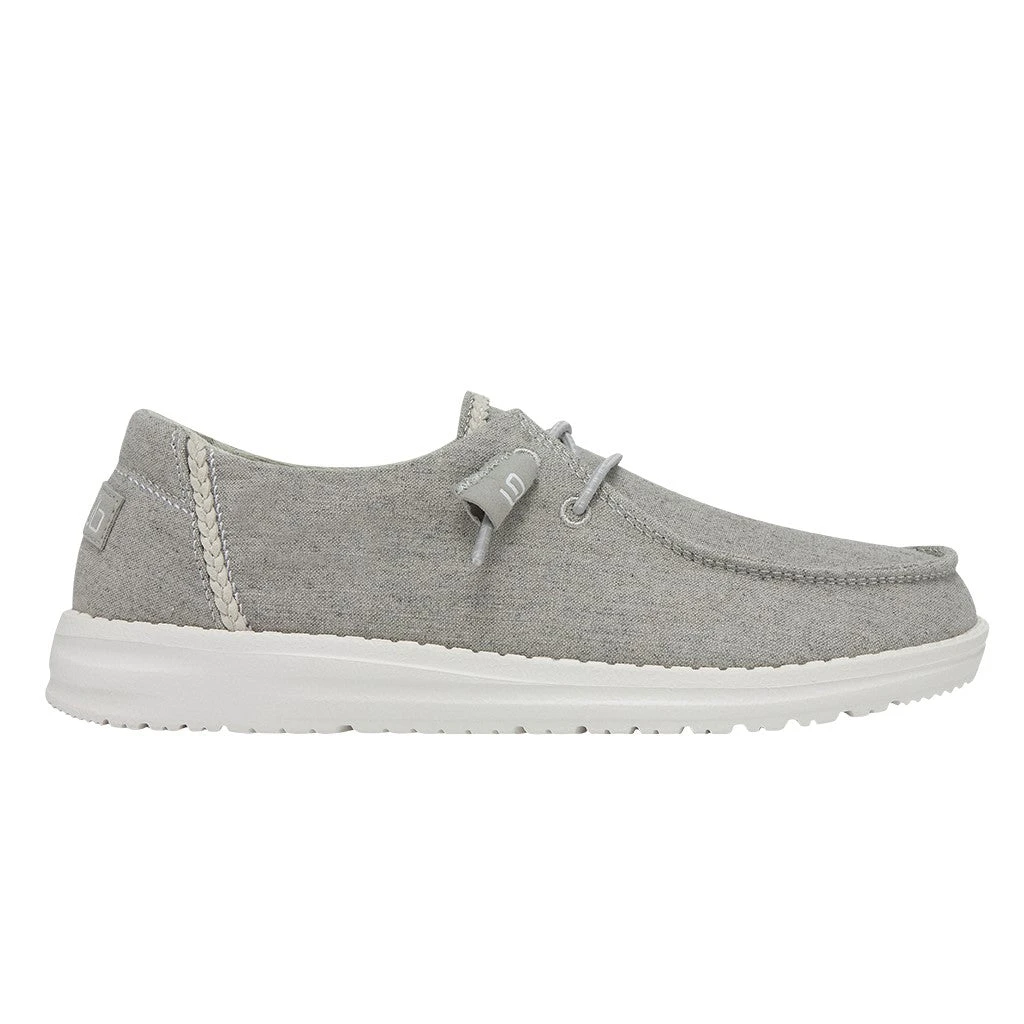 Hey Dude Ladies Wendy Chambray Braid Grey Shoes 121413327 5 Hey Dude Ladies Wendy Chambray Braid Grey Shoes 121413327 - Image 3