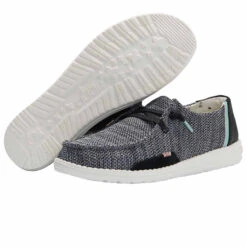 Hey Dude Ladies Wendy Sox Sparkling Black Shoes 121924957 -Ariat Store 121924957 WENDY SOX SPARKLING BLACK 03