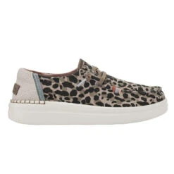 Hey Dude Ladies Wendy Ride Platform Jungle Beige Slip On Shoes 121940570 -Ariat Store 121940570 WENDYRISE JUNGLEBEIGE 1