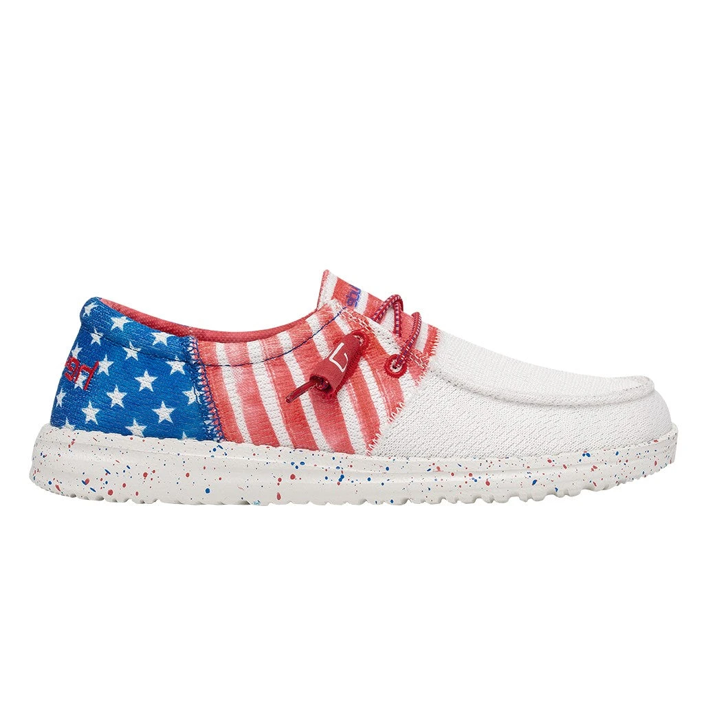 Hey Dude® Ladies Wendy Sox Tri America Slip On Shoes 122342143 5 Hey Dude® Ladies Wendy Sox Tri America Slip On Shoes 122342143 - Image 3