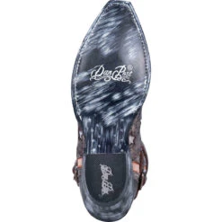 Dan Post Ladies Star Struck Distressed Black Leather Booties DP4078 -Ariat Store 15838756083