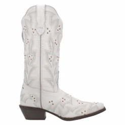 Laredo® Ladies Adrian Embroidered White Western Boot 52419 -Ariat Store 52419b