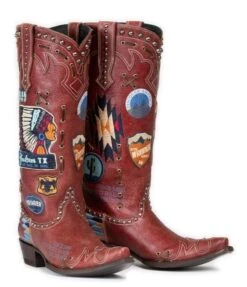 Double D Ranch Ladies Escalante Red Patchwork Biker Boots DDL044-1 -Ariat Store 57 1024x1024 7709daf6 b665 4fba 9cc5 f07ef0ec8dbe