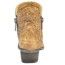 Circle G By Corral Ladies Tan Cutout Shortie Boot Q0002 -Ariat Store 57 46b2a59f e130 485e a093 7e9a2db7aeba