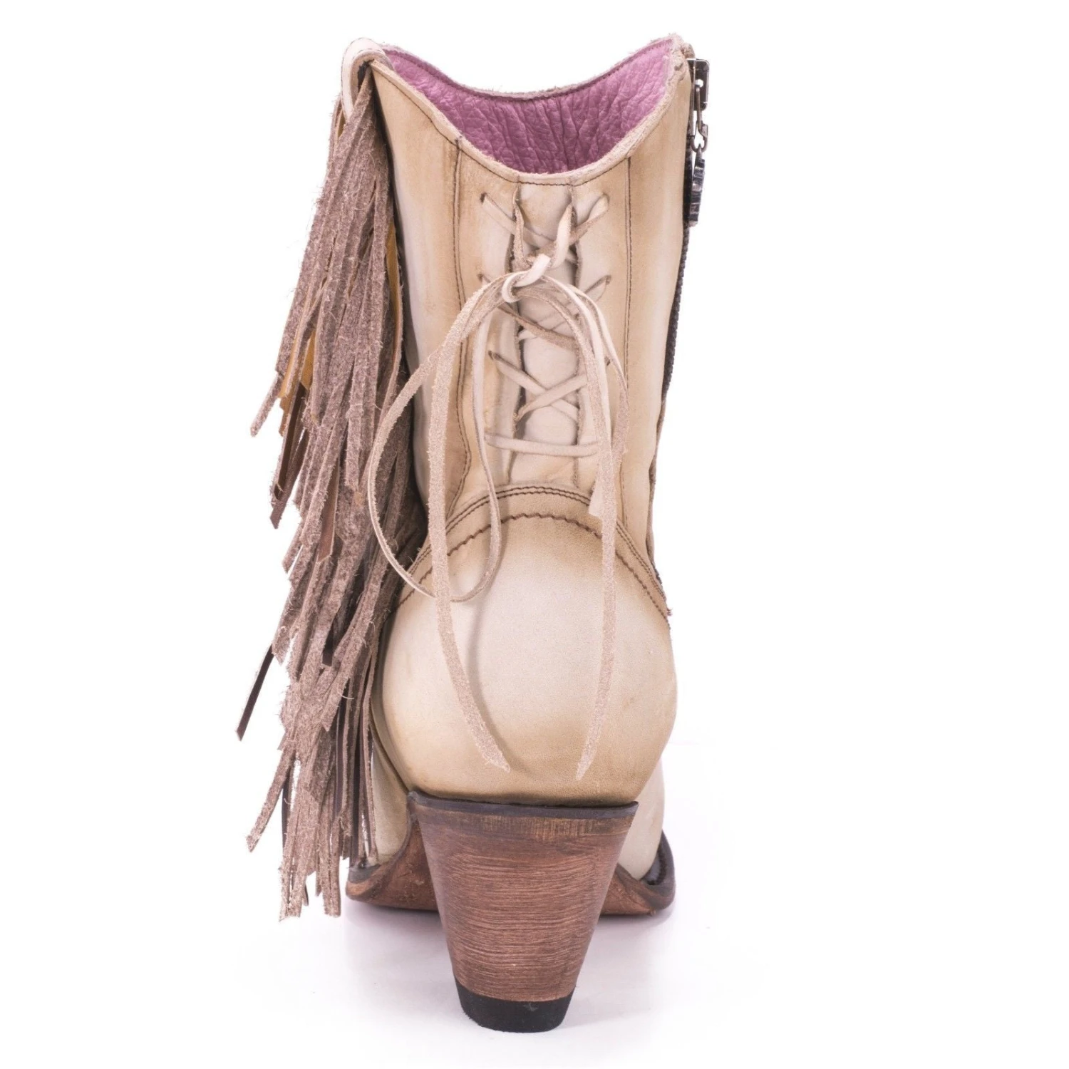 Junk Gypsy Ladies Spirit Animal Bone Suede Fringe Ankle Boot JG0040C 5 Junk Gypsy Ladies Spirit Animal Bone Suede Fringe Ankle Boot JG0040C - Image 3