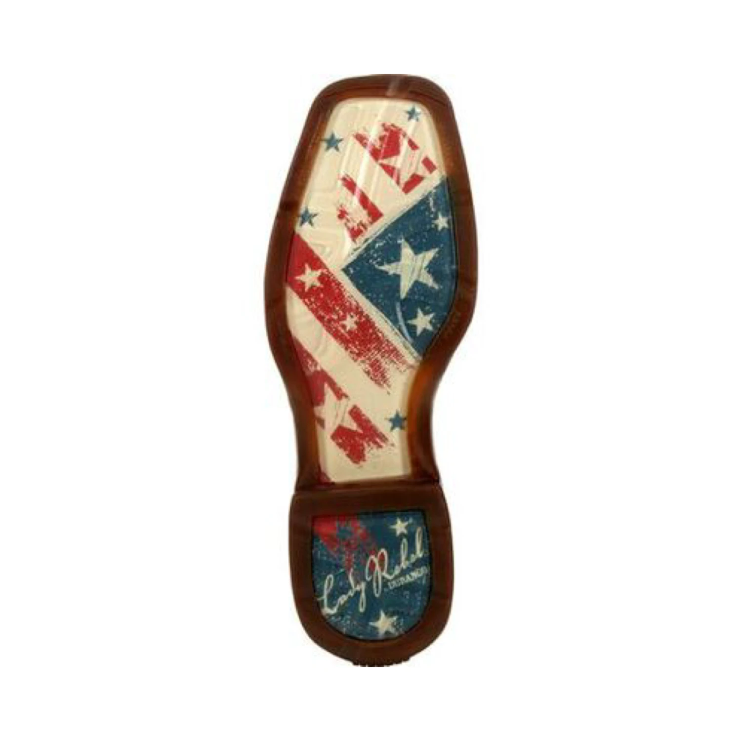 Durango® Ladies Rebel Brown & White Flag Embroidery Western Boots DRD0394 5 Durango® Ladies Rebel Brown & White Flag Embroidery Western Boots DRD0394 - Image 3