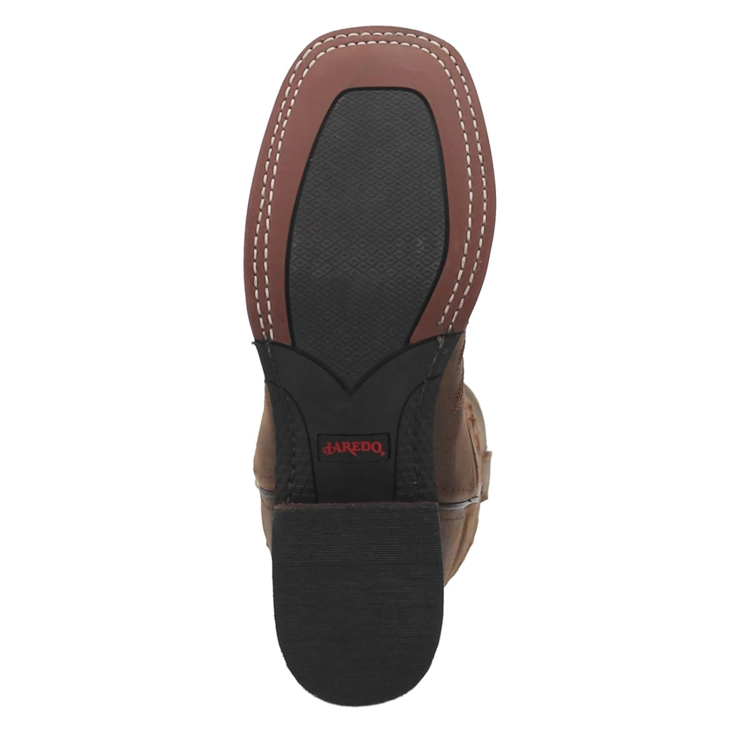 Laredo® Ladies Emmylou Leopard Print Inlay Brown Western Boots 5889 7 Laredo® Ladies Emmylou Leopard Print Inlay Brown Western Boots 5889 - Image 5