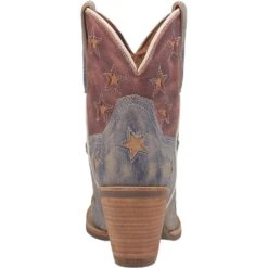 Dingo Ladies Liberty Stars Red & Blue Snip Toe Booties DI769 -Ariat Store 769 4