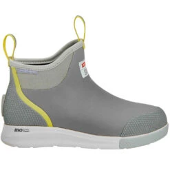 XTRATUF Ladies Ankle Deck Sport Gray & Yellow Boots ADSW-108 -Ariat Store ADSW108 8 EXTRALARGE