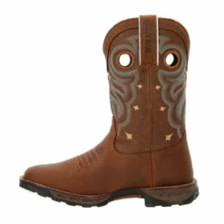 Durango® Ladies 10" Maverick™ Rugged Tan Waterproof Work Boots DRD0417 -Ariat Store DRD0417 3