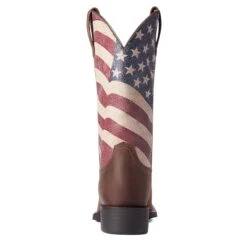 Ariat Ladies Round Up Patriot Stars & Stripes Western Boots 10038397 13 Ariat Ladies Round Up Patriot Stars & Stripes Western Boots 10038397 -Ariat Store F21 WMS WEST 10038397 heel
