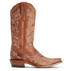 Ariat® Ladies Hazen Snip Toe Whiskey Barrel Western Boots 10042382 -Ariat Store F22 WMS WEST 10042382 side1