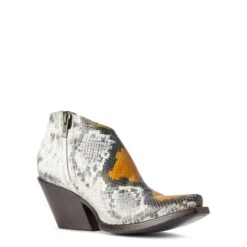 Ariat Ladies Jolene Yellow Snake Snip Toe Boots 10042428 14 Ariat Ladies Jolene Yellow Snake Snip Toe Boots 10042428 -Ariat Store F22 WMS WEST 10042428 medial