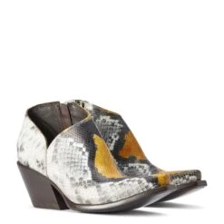 Ariat Ladies Jolene Yellow Snake Snip Toe Boots 10042428 16 Ariat Ladies Jolene Yellow Snake Snip Toe Boots 10042428 -Ariat Store F22 WMS WEST 10042428 pair
