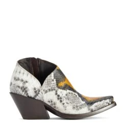 Ariat Ladies Jolene Yellow Snake Snip Toe Boots 10042428 12 Ariat Ladies Jolene Yellow Snake Snip Toe Boots 10042428 -Ariat Store F22 WMS WEST 10042428 side1