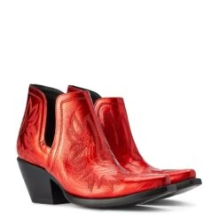 Ariat® Ladies Dixon Queen Of Hearts Print Western Booties 10042455 -Ariat Store F22 WMS WEST 10042455 pair