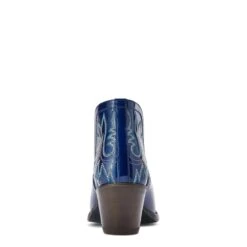 Ariat® Ladies Dixon Sin City Blue Western Booties 10042457 -Ariat Store F22 WMS WEST 10042457 heel