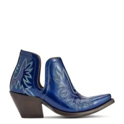 Ariat® Ladies Dixon Sin City Blue Western Booties 10042457 -Ariat Store F22 WMS WEST 10042457 side