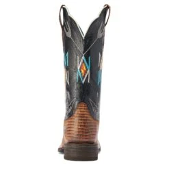 Ariat® Ladies Frontier Chimayo Kona Brown Western Boots 10042573 -Ariat Store F22 WMS WEST 10042573 heel 2b638fd4 3a90 4de8 89b2 5e4097a0989b