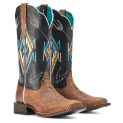 Ariat® Ladies Frontier Chimayo Kona Brown Western Boots 10042573 -Ariat Store F22 WMS WEST 10042573 pair 3c837443 8c6e 4be1 901d f3092078aa36