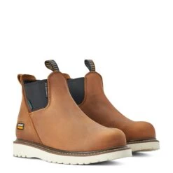 Ariat Ladies Rebar® Wedge Chelsea Aged Honey Composite Round Toe Boots 10042564 11 Ariat Ladies Rebar® Wedge Chelsea Aged Honey Composite Round Toe Boots 10042564 -Ariat Store F22 WMS WORK 10042564 pair