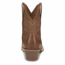 Justin® Ladies Chellie Tan Leather Western Square Toe Booties GY9510 -Ariat Store GY9510 3