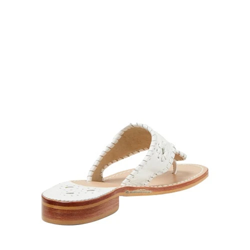 Jack Roger Ladies Slip On White Sandals 1219SN0001100-WHT 6 Jack Roger Ladies Slip On White Sandals 1219SN0001100-WHT - Image 4