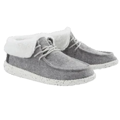 Hey Dude Ladies Britt Charcoal Shoes 121774000