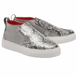 Hey Dude Ladies Peyton Snake Grey Shoes 121793172