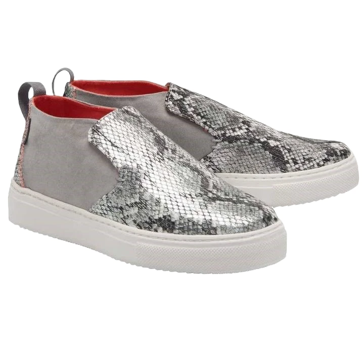 Hey Dude Ladies Peyton Snake Grey Shoes 121793172 3 Hey Dude Ladies Peyton Snake Grey Shoes 121793172