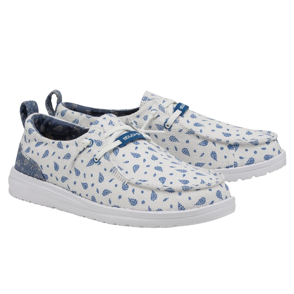 Hey Dude Ladies Wendy Bandana Patterned Slip On Shoe 122280231 3 Hey Dude Ladies Wendy Bandana Patterned Slip On Shoe 122280231