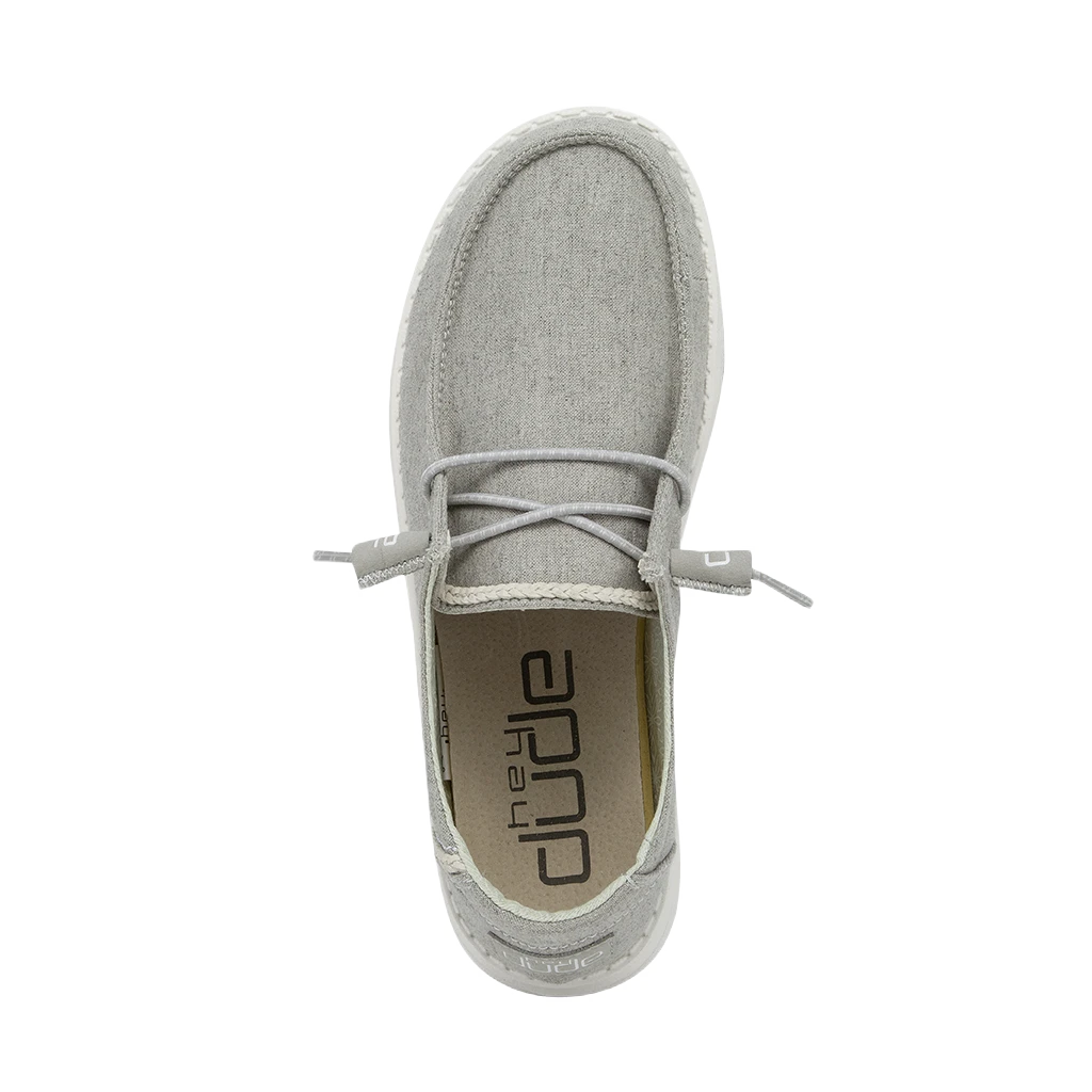 Hey Dude Ladies Wendy Chambray Braid Grey Shoes 121413327 4 Hey Dude Ladies Wendy Chambray Braid Grey Shoes 121413327 - Image 2
