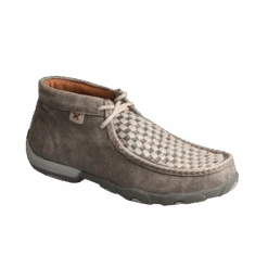 Twisted X Ladies Gray Driving Mocs WDM0108