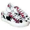 Very G Ladies Cosmic Cow White Black & Pink Casual Shoes VGSP0126-121