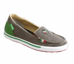 Twisted X Hooey Ladies Loper Mexican Heritage Slip On Shoe WHYC028