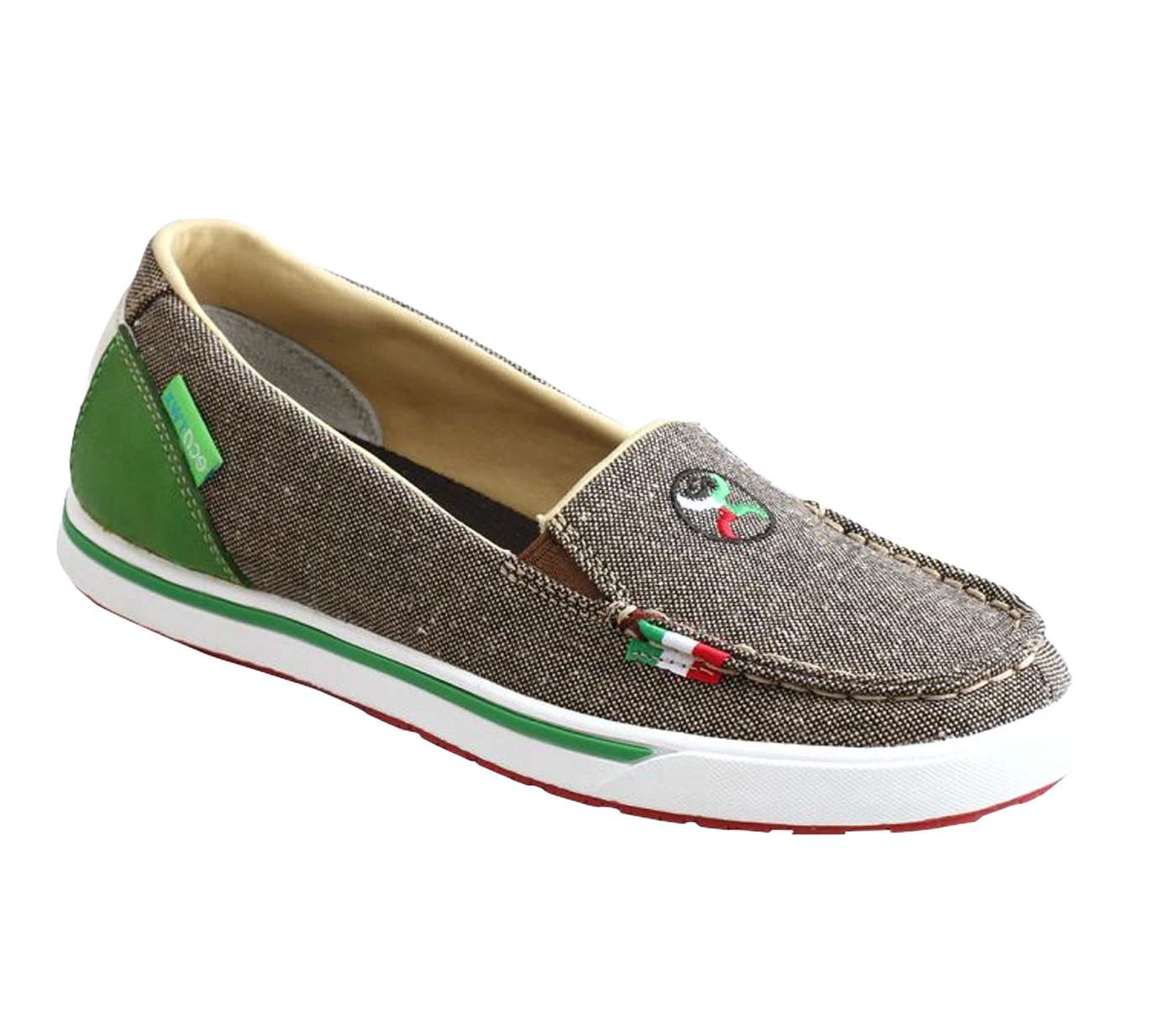 Twisted X Hooey Ladies Loper Mexican Heritage Slip On Shoe WHYC028 3 Twisted X Hooey Ladies Loper Mexican Heritage Slip On Shoe WHYC028