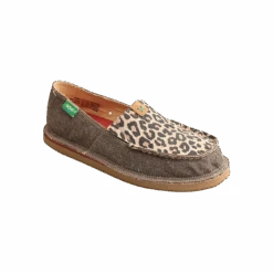 Twisted X Ladies Slip-On Leopard Loafer Shoes WCL0001