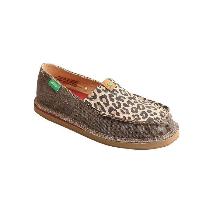 Twisted X Ladies Slip-On Leopard Loafer Shoes WCL0001 3 Twisted X Ladies Slip-On Leopard Loafer Shoes WCL0001