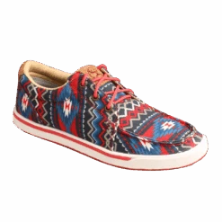 Twisted X® Hooey Loper Aztec Red Multi-Color Shoes WHYC026
