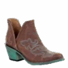 Circle G By Corral Ladies Cognac Brown & Turquoise Embroidery Booties Q0099 -Ariat Store Myproject 2023 04 17T083418.840