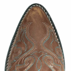 Circle G By Corral Ladies Cognac Brown & Turquoise Embroidery Booties Q0099 -Ariat Store Myproject 2023 04 17T083616.123
