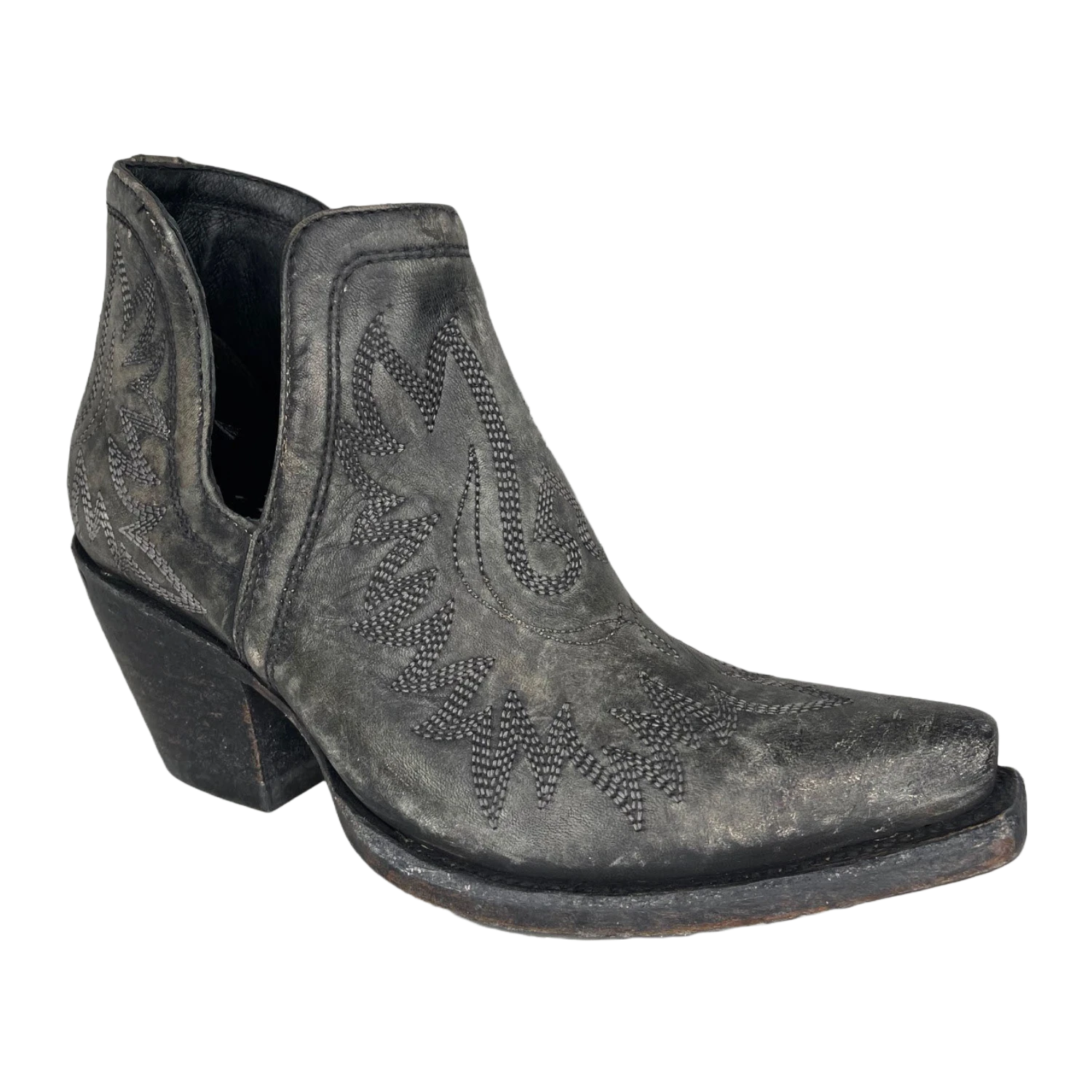 Ariat Ladies Western Dixon Naturally Distressed Ankle Boots 10034044 3 Ariat Ladies Western Dixon Naturally Distressed Ankle Boots 10034044